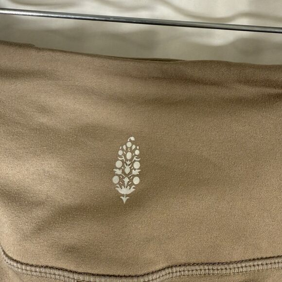 Free People Movement Leggings Women's XS Tan Brown Breathe Deeper Leggings - Picture 10 of 12